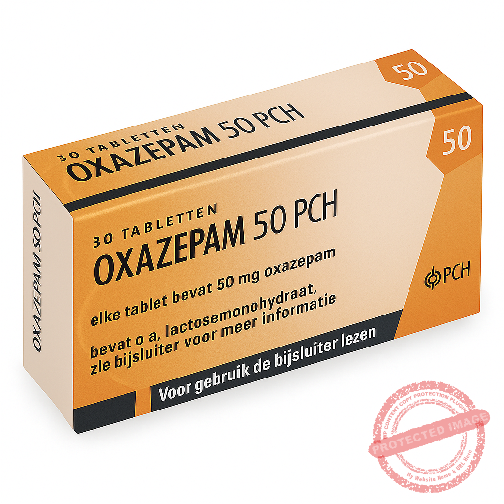 Verpakking Oxazepam 50MG tabletten – online bestellen